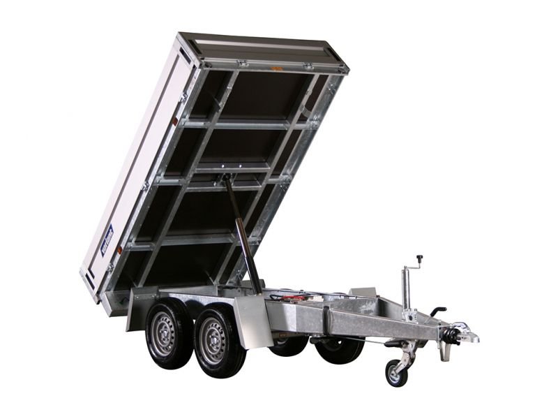 Variant PKW Anhänger Heckkipper 2715 T2, 2700 kg, Ladeflächeca. 2,55 x 1,45 m – elektrische Pumpe