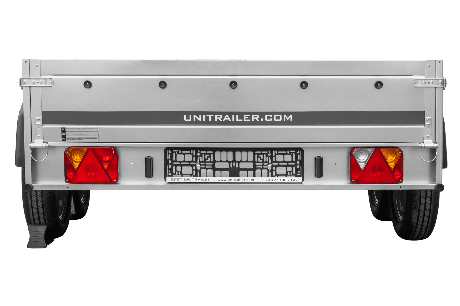 Zweiachsanhänger 264×150 Unitrailer Garden Trailer 265/2 KIPP-Neu – Bild 4