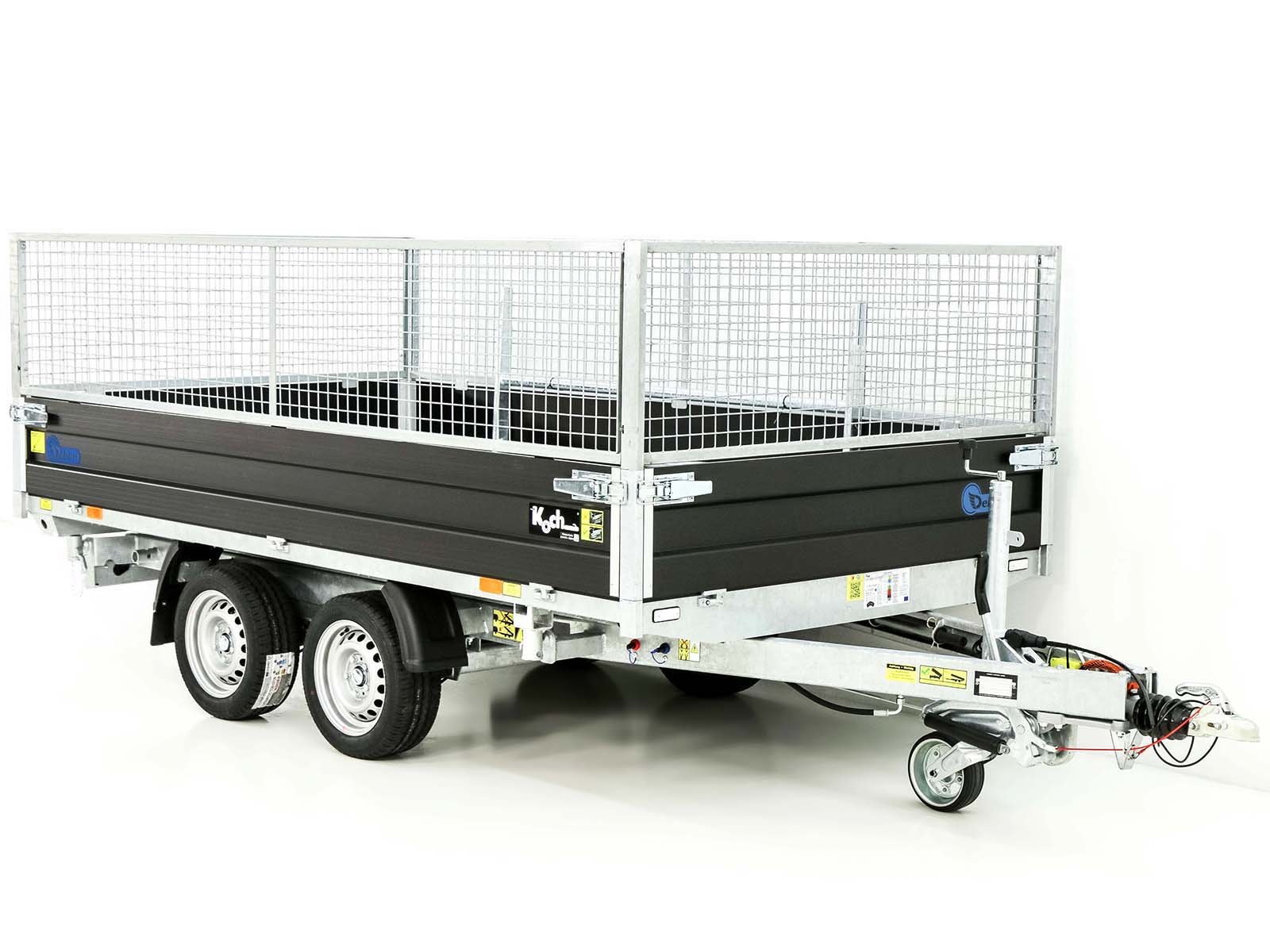 Debon Dreiseitenkipper 180×324 3,5t|Black Edition |Gitter – Bild 14