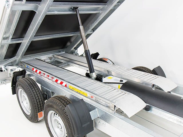 Debon Dreiseitenkipper DDK 180×306 2,6t|E-Pumpe|Rampen|Stützen – Bild 11