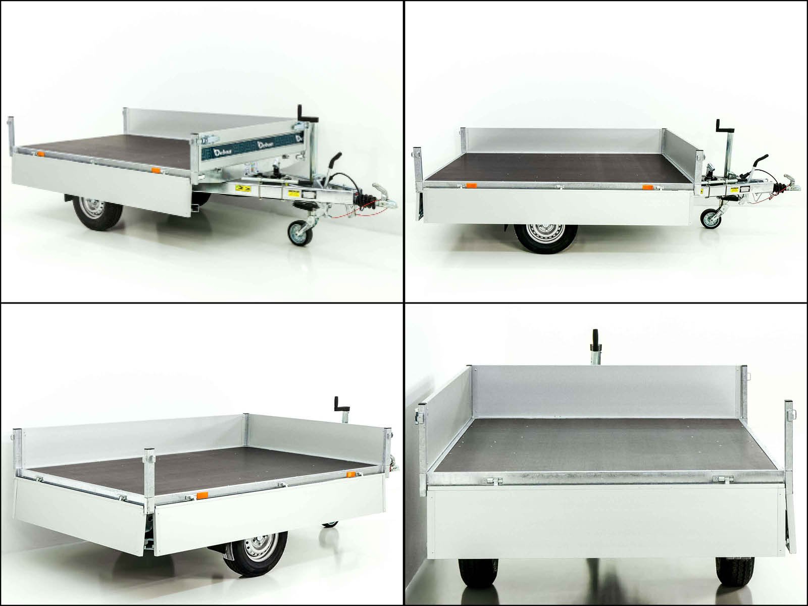 Debon Heckkipper DK 150x250cm 1,3t|Hand-Pumpe|Aktion – Bild 6