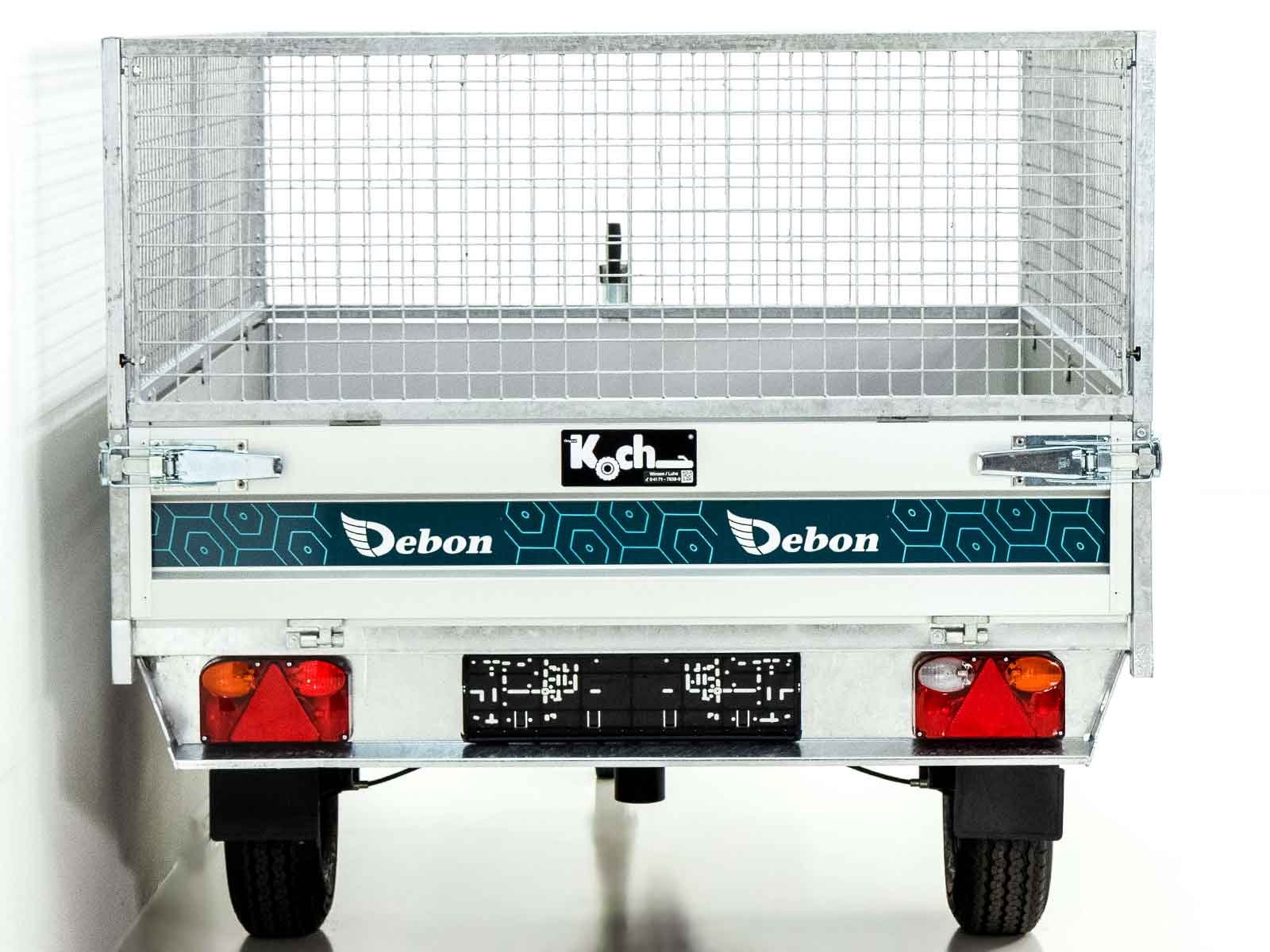 Debon Heckkipper DK 150x250cm 1,3t|Hand-Pumpe|Gitter|Aktion – Bild 13