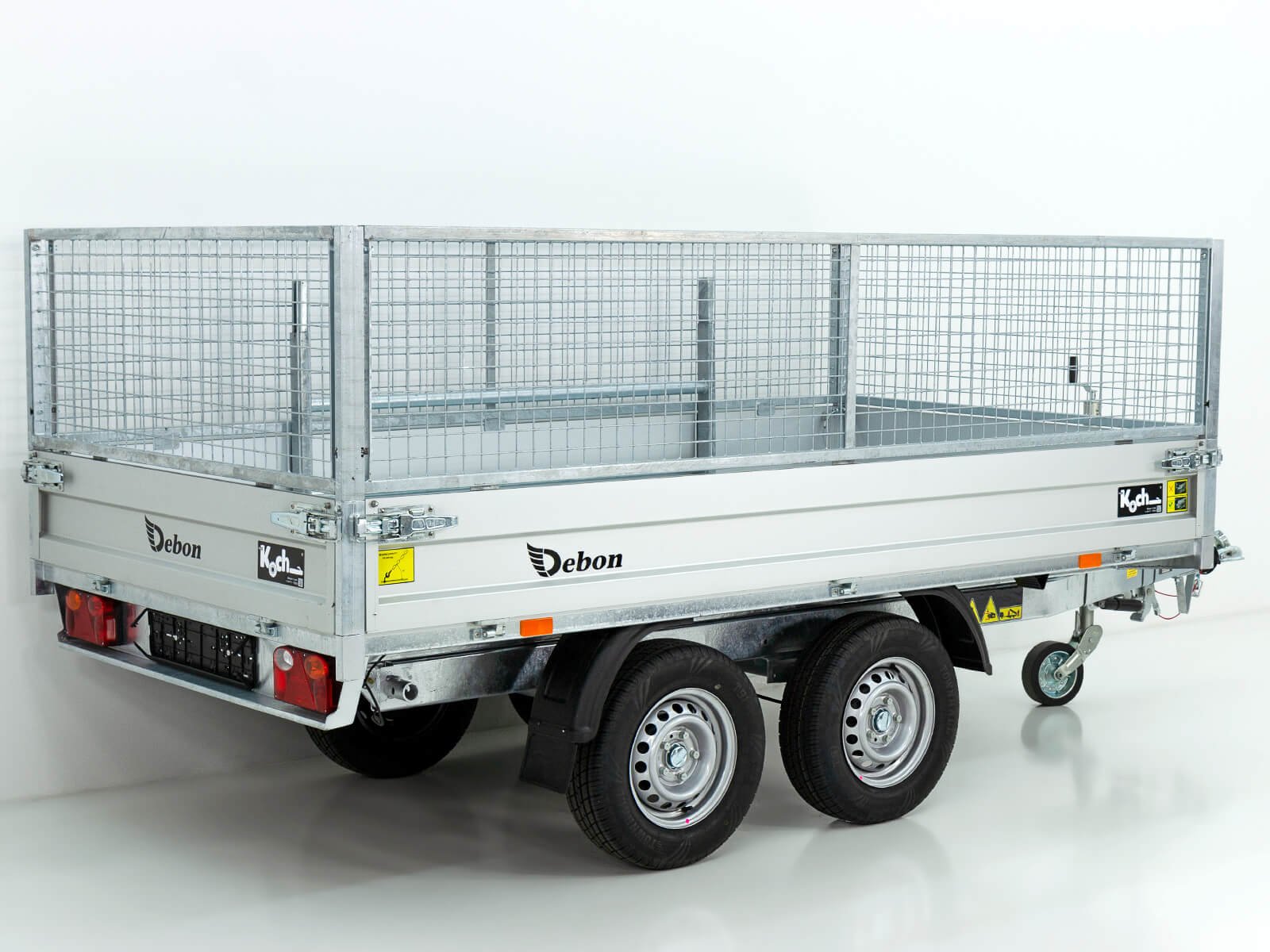 Debon Heckkipper DK 155x305cm 2,0t|E-Pumpe|Gitter|Aktion – Bild 14