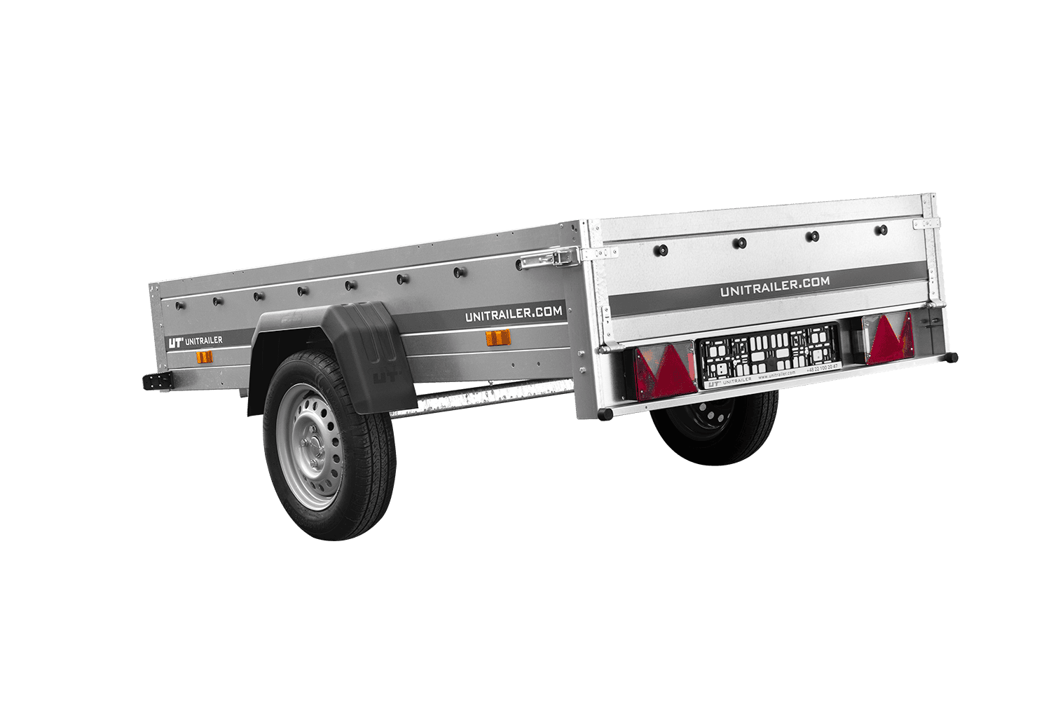 Einachsanhänger Unitrailer Garden Trailer 230 FD 230 x 125 cm mit Starrdeichsel 750 KG-Neu – Bild 6