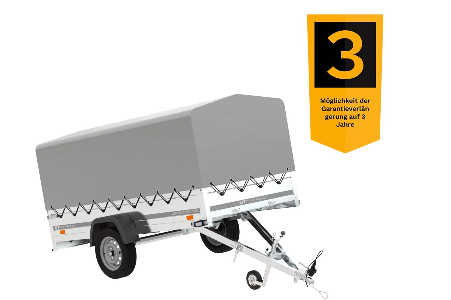 Einachsiger Anhänger Unitrailer Garden Trailer 264 KIPP-Neu – Bild 7