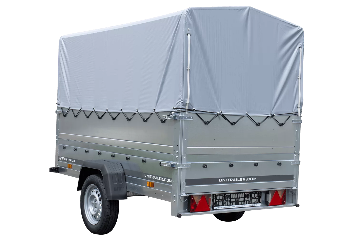 Führerschein B Anhänger Garden Trailer 230 KIPP mit Stützrad, zusätzlichen Bordwänden, Hochplane und Hochspriegel H800-Neu – Bild 6
