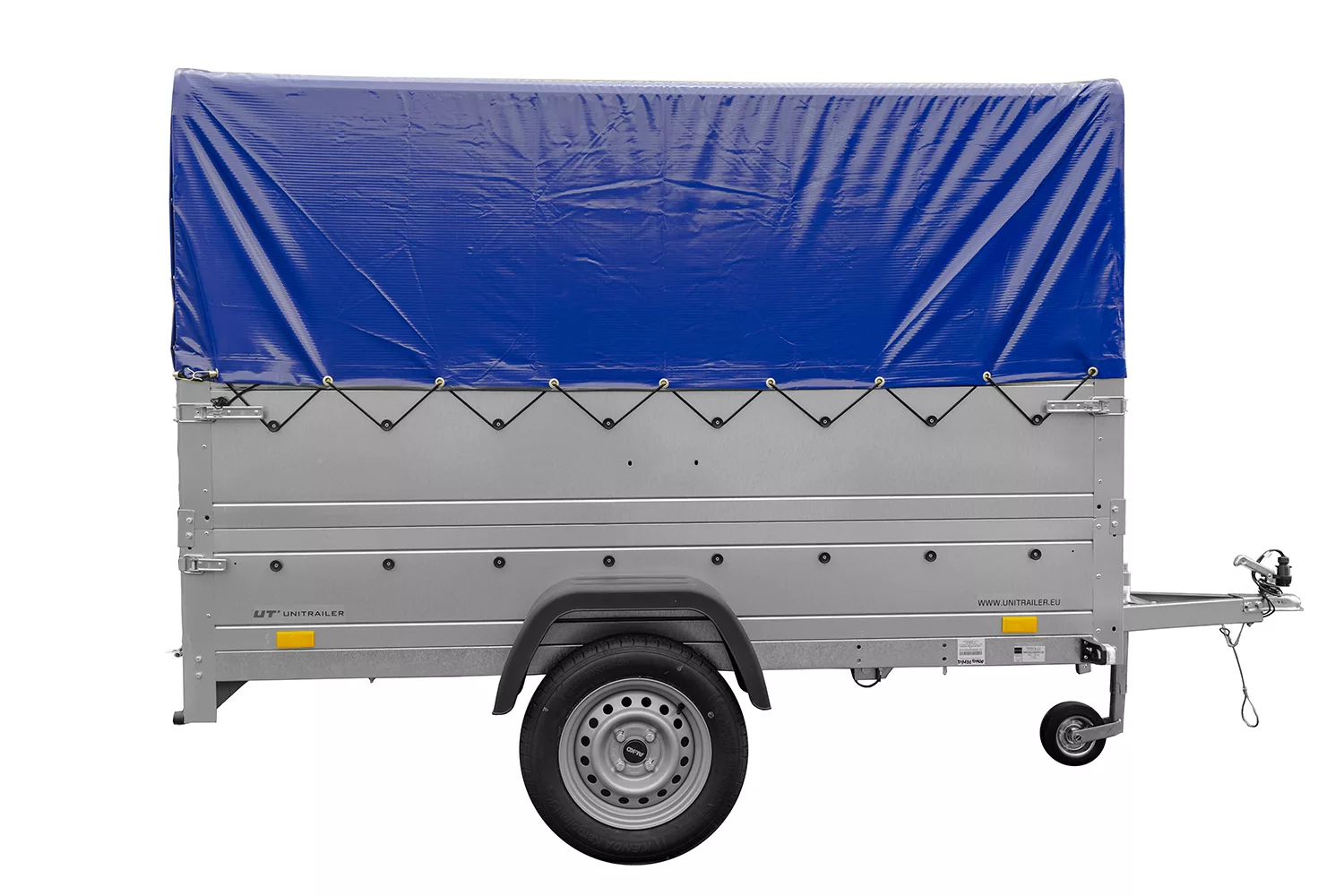 Führerschein B Anhänger Garden Trailer 230 KIPP mit Stützrad, zusätzlichen Bordwänden, Hochplane und Hochspriegel H800-Neu – Bild 5
