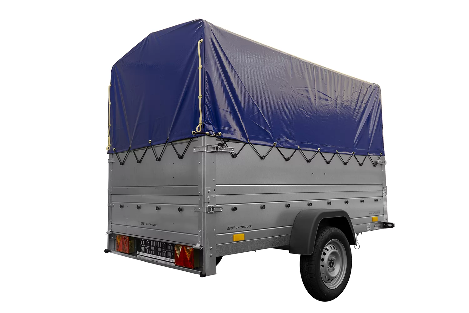 Führerschein B Anhänger Garden Trailer 230 KIPP mit Stützrad, zusätzlichen Bordwänden, Hochplane und Hochspriegel H800-Neu – Bild 4
