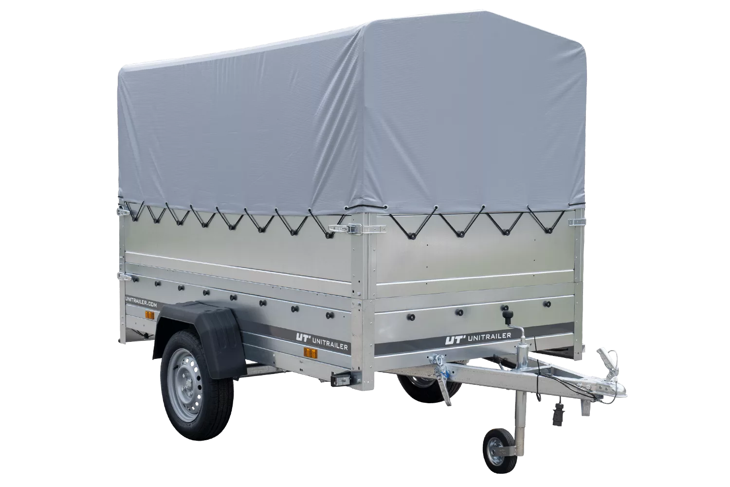 Führerschein B Anhänger Garden Trailer 230 KIPP mit Stützrad, zusätzlichen Bordwänden, Hochplane und Hochspriegel H800-Neu – Bild 3