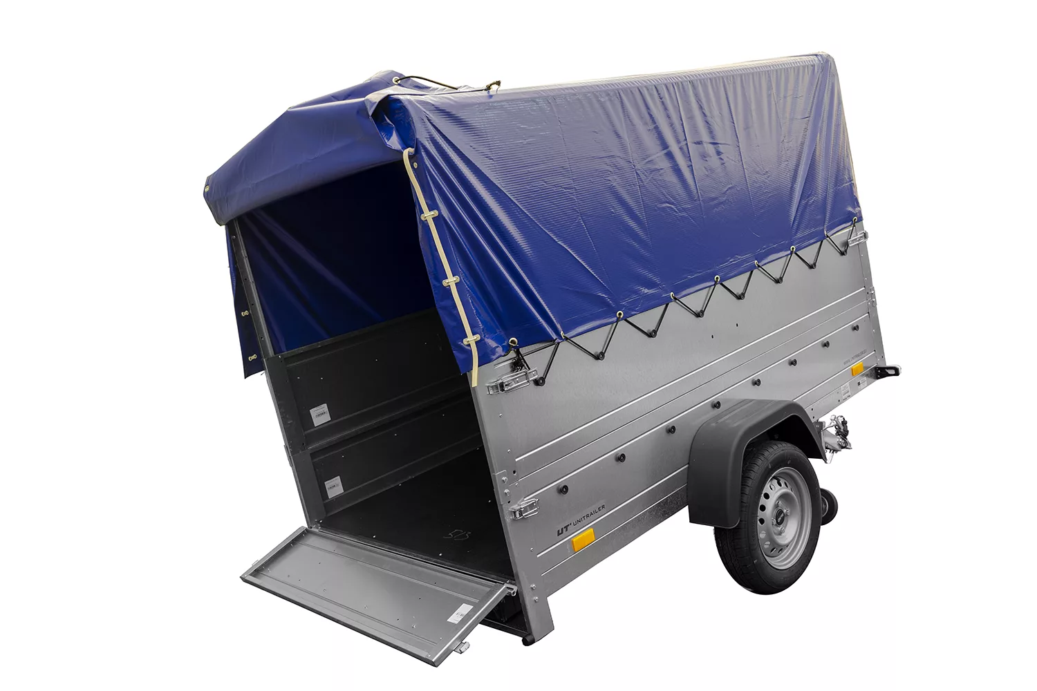 Führerschein B Anhänger Garden Trailer 230 KIPP mit Stützrad, zusätzlichen Bordwänden, Hochplane und Hochspriegel H800-Neu – Bild 3
