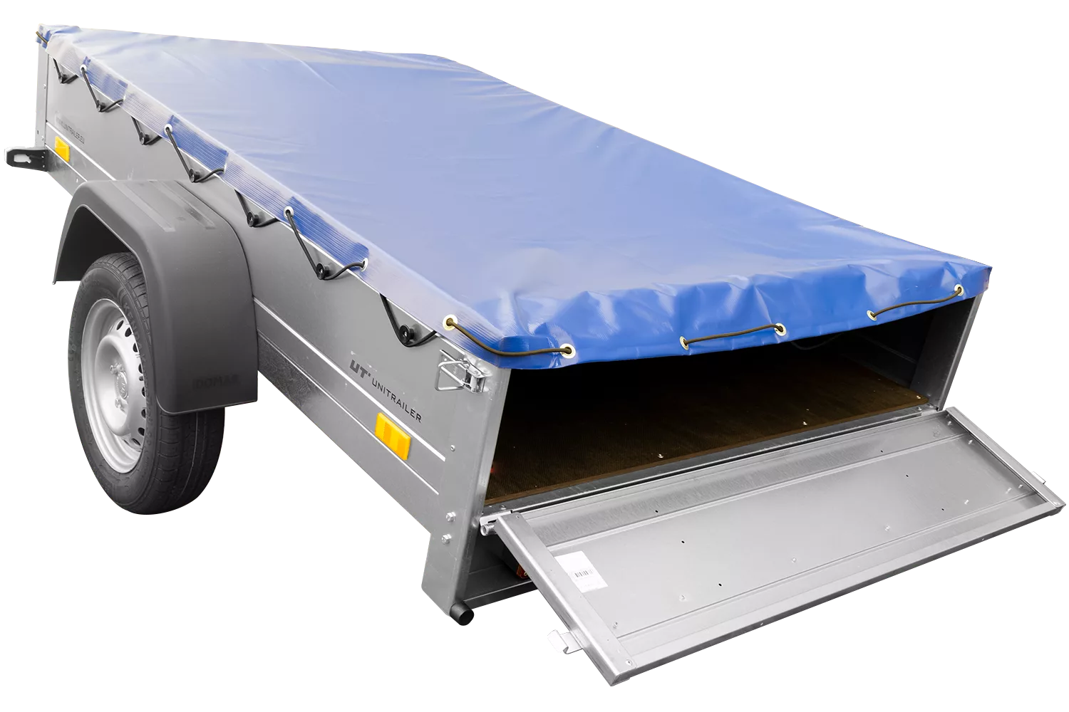 Garden Trailer 201 KIPP mit Flachplane, Stützrad und Planenträgern-Neu – Bild 6