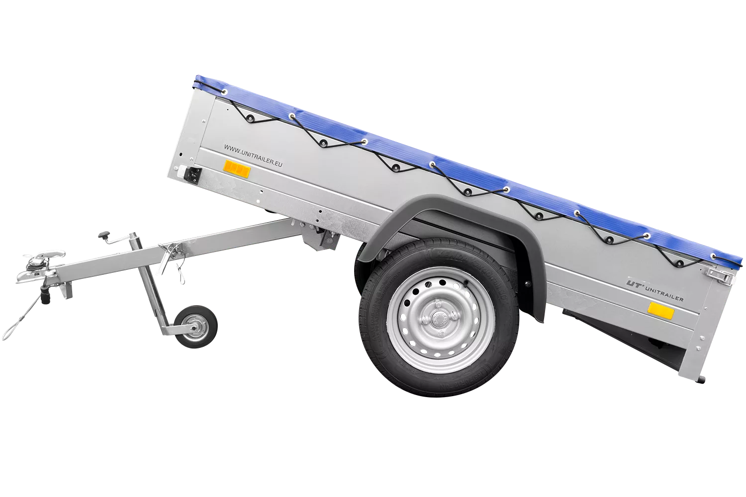 Garden Trailer 201 KIPP mit Flachplane, Stützrad und Planenträgern-Neu – Bild 2