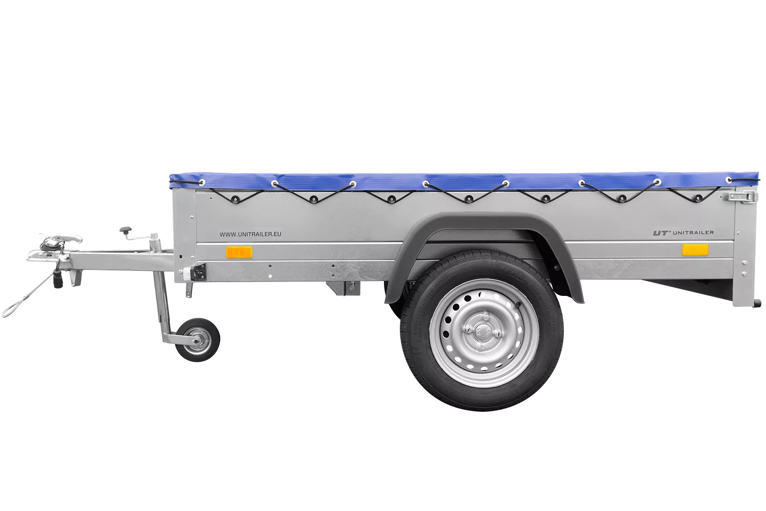 Garden Trailer 201 KIPP mit Flachplane, Stützrad und Planenträgern-Neu – Bild 5