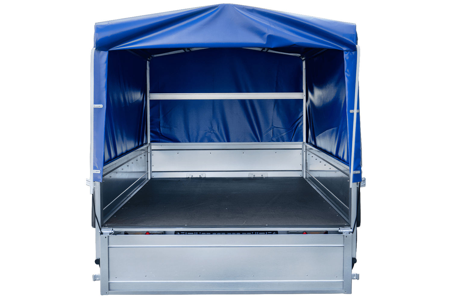 Langer PKW-Anhänger Garden Trailer 264 KIPP mit Hochplane, Spriegel und Stützrad-Neu – Bild 7
