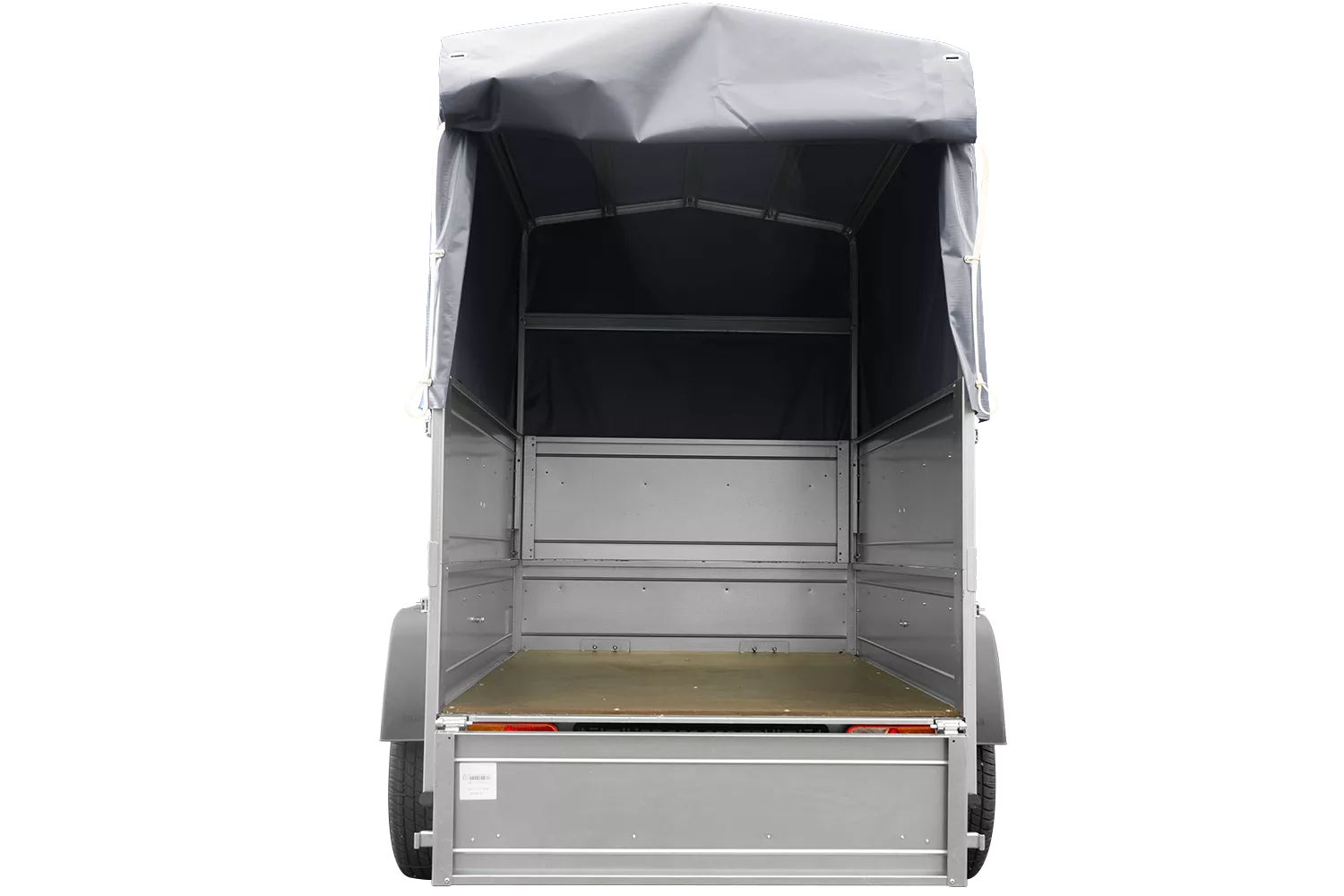 Neuanhänger Kipper ungebremst Garden Trailer 150 KIPP mit zusätzlichen Bordwänden, Stützrad, Hochplane und Hochspriegel-Neu – Bild 6