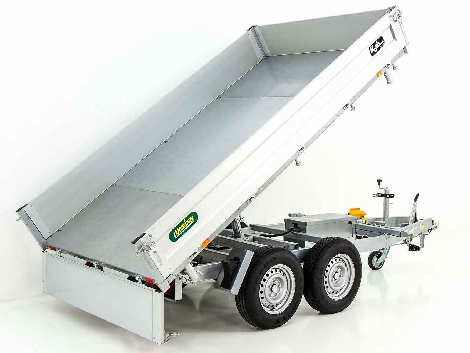 Unsinn Dreiseitenkipper UDK Profi 175x306cm 2,6t|E-Pumpe|Rampentunnel – Bild 9