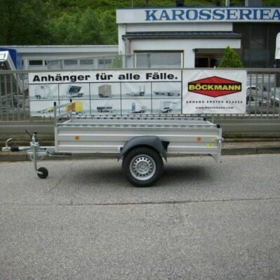 Kastenanhänger Böckmann TL-AL 2513/135 mit H-Gestell und Seitenreeling