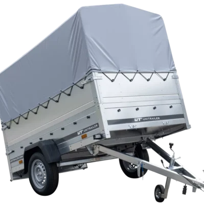 Führerschein B Anhänger Garden Trailer 230 KIPP mit Stützrad, zusätzlichen Bordwänden, Hochplane und Hochspriegel H800-Neu
