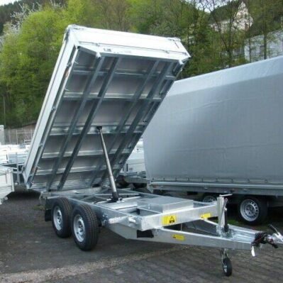 Dreiseitenkipper Saris PK 40 3-Seitenkipper elektr. mit Schienenschacht