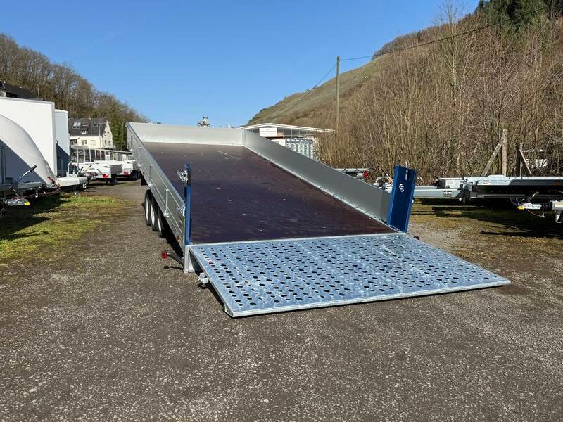 Autotransporter Saris TP 507 210 3500 3 Tridem mit Heckrampe kippbar und Aluwänden – Bild 11