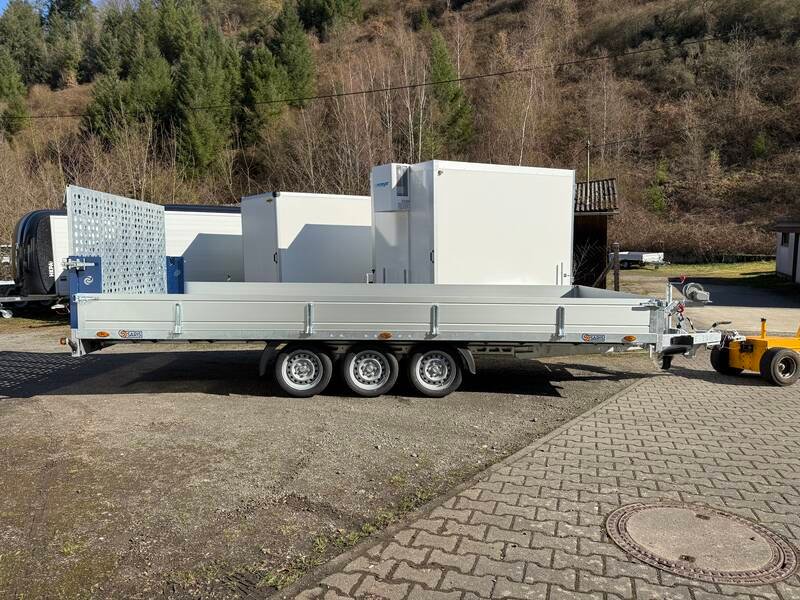 Autotransporter Saris TP 507 210 3500 3 Tridem mit Heckrampe kippbar und Aluwänden – Bild 10
