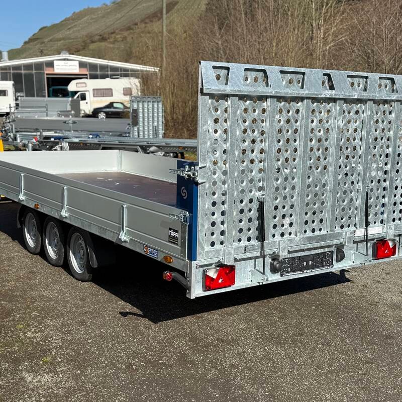 Autotransporter Saris TP 507 210 3500 3 Tridem mit Heckrampe kippbar und Aluwänden – Bild 9