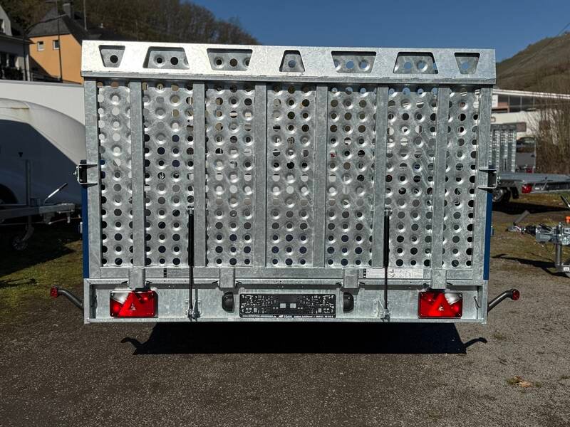 Autotransporter Saris TP 507 210 3500 3 Tridem mit Heckrampe kippbar und Aluwänden – Bild 3