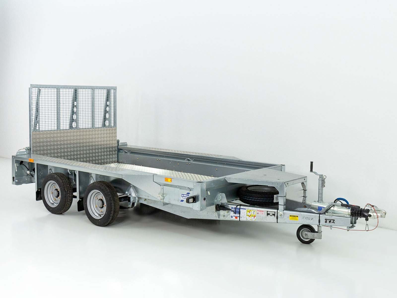 Ifor Williams Baumaschinenanhänger GX125 157x366 3,5t | Rampe 1,2m | Aluboden – Bild 8