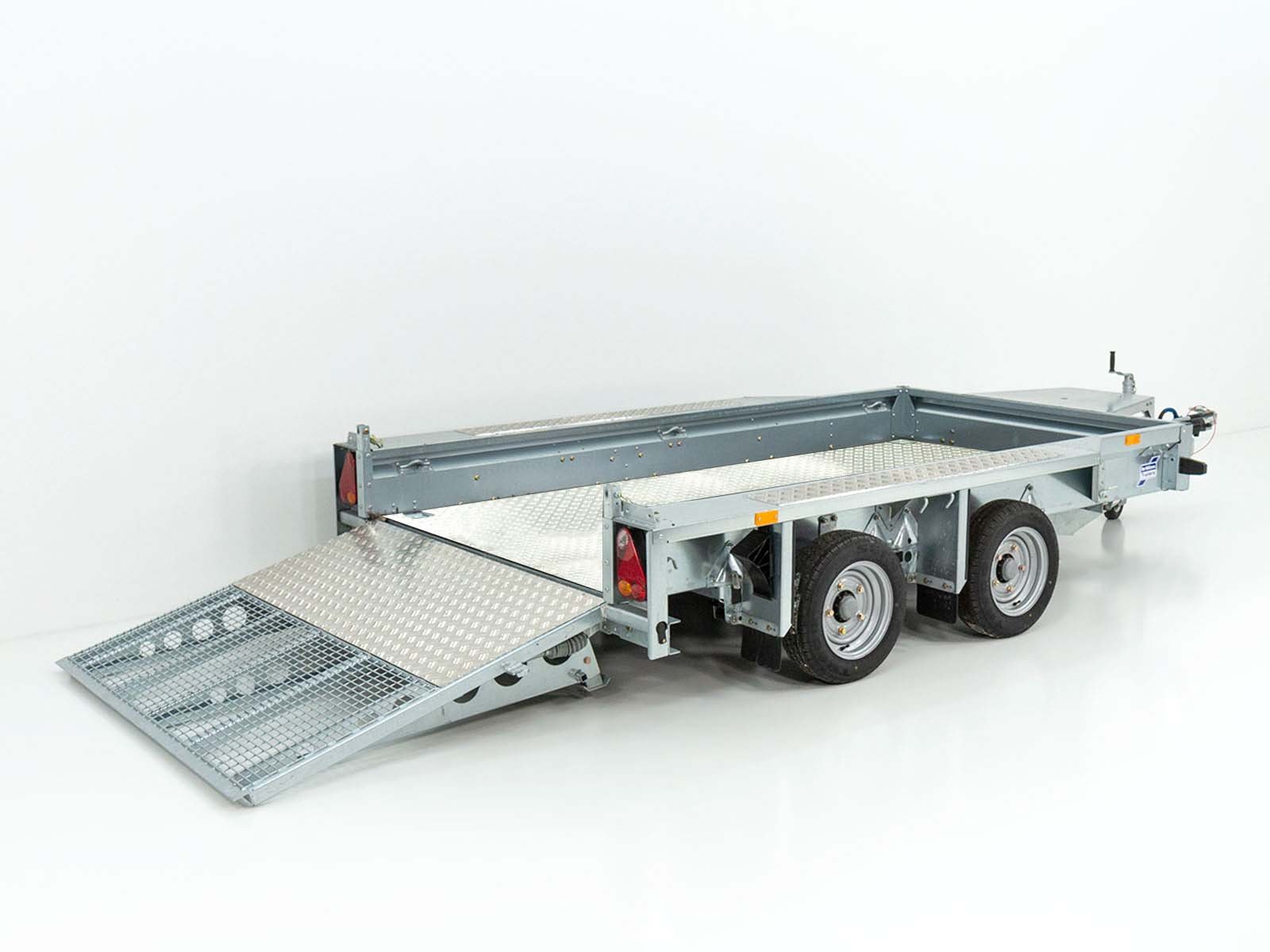 Ifor Williams Baumaschinenanhänger GX125 157x366 3,5t | Rampe 1,2m | Aluboden