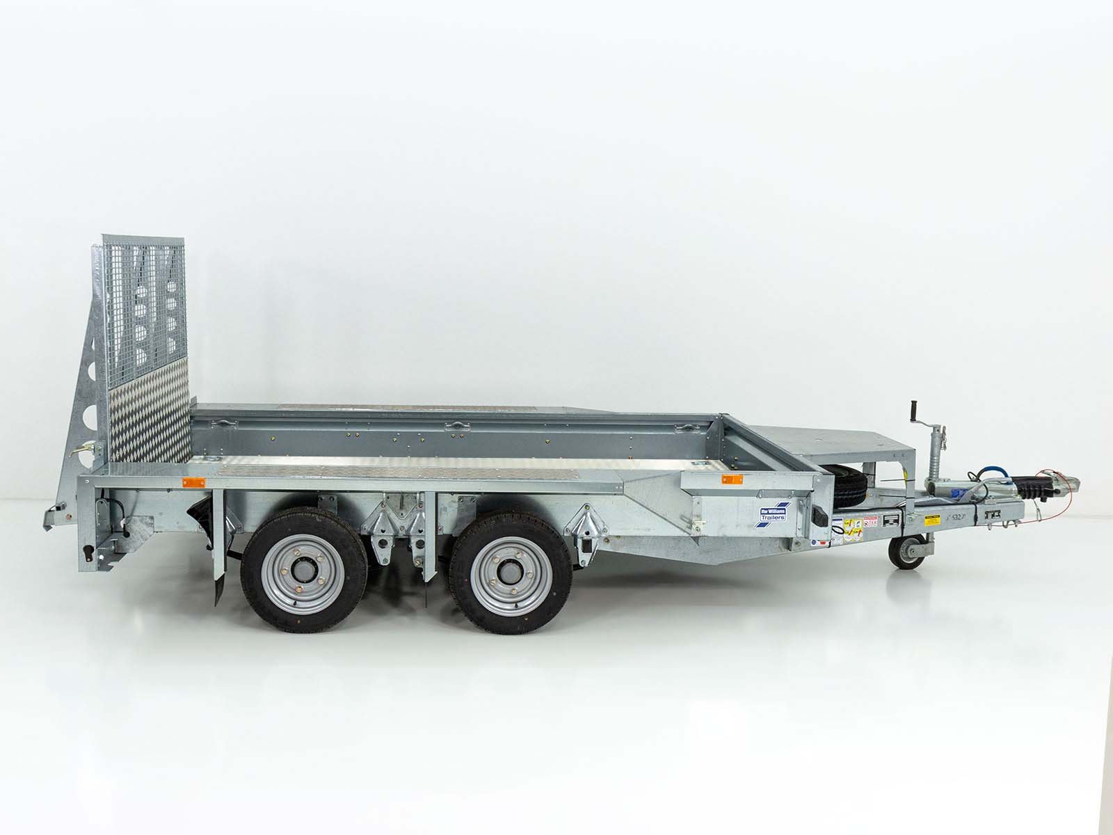 Ifor Williams Baumaschinenanhänger GX125 157x366 3,5t | Rampe 1,2m | Aluboden – Bild 11