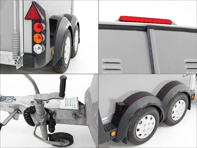 Ifor Williams Pferdeanhänger HB403|1,5er|silber – Bild 6
