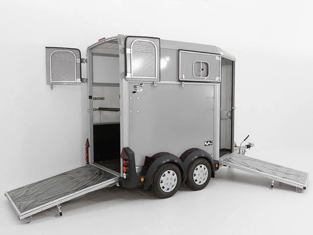 Ifor Williams Pferdeanhänger HB403|1,5er|silber – Bild 13