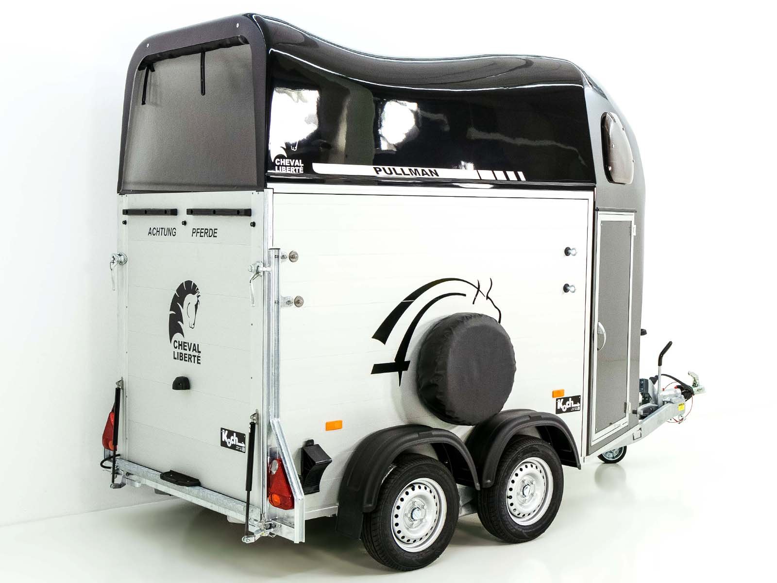 Cheval Liberte Pferdeanhänger GOLD One 1,5er | Pullmann-Fahrwerk | Sattelkammer | schwarz – Bild 2