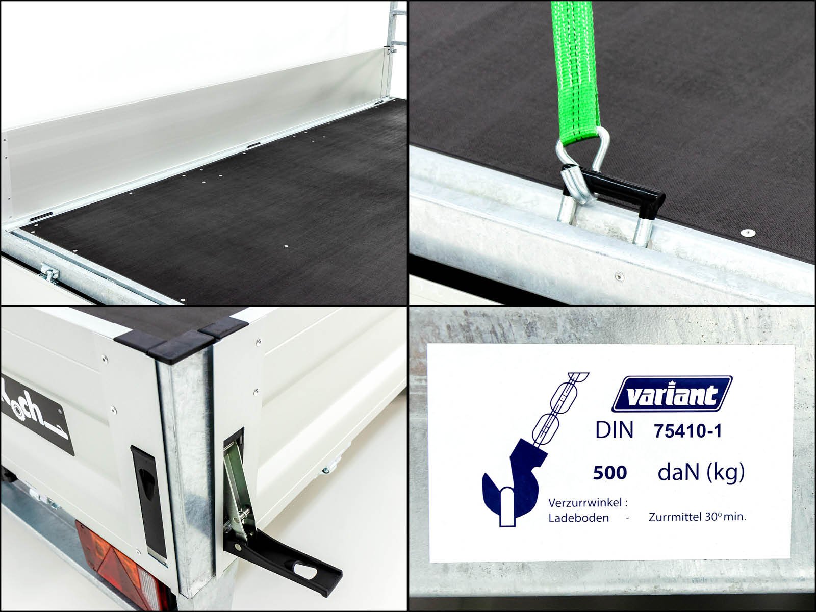 Variant Hochlader Anhänger P3 2018 Comfort | 175x315 cm | 2,0t – Bild 9