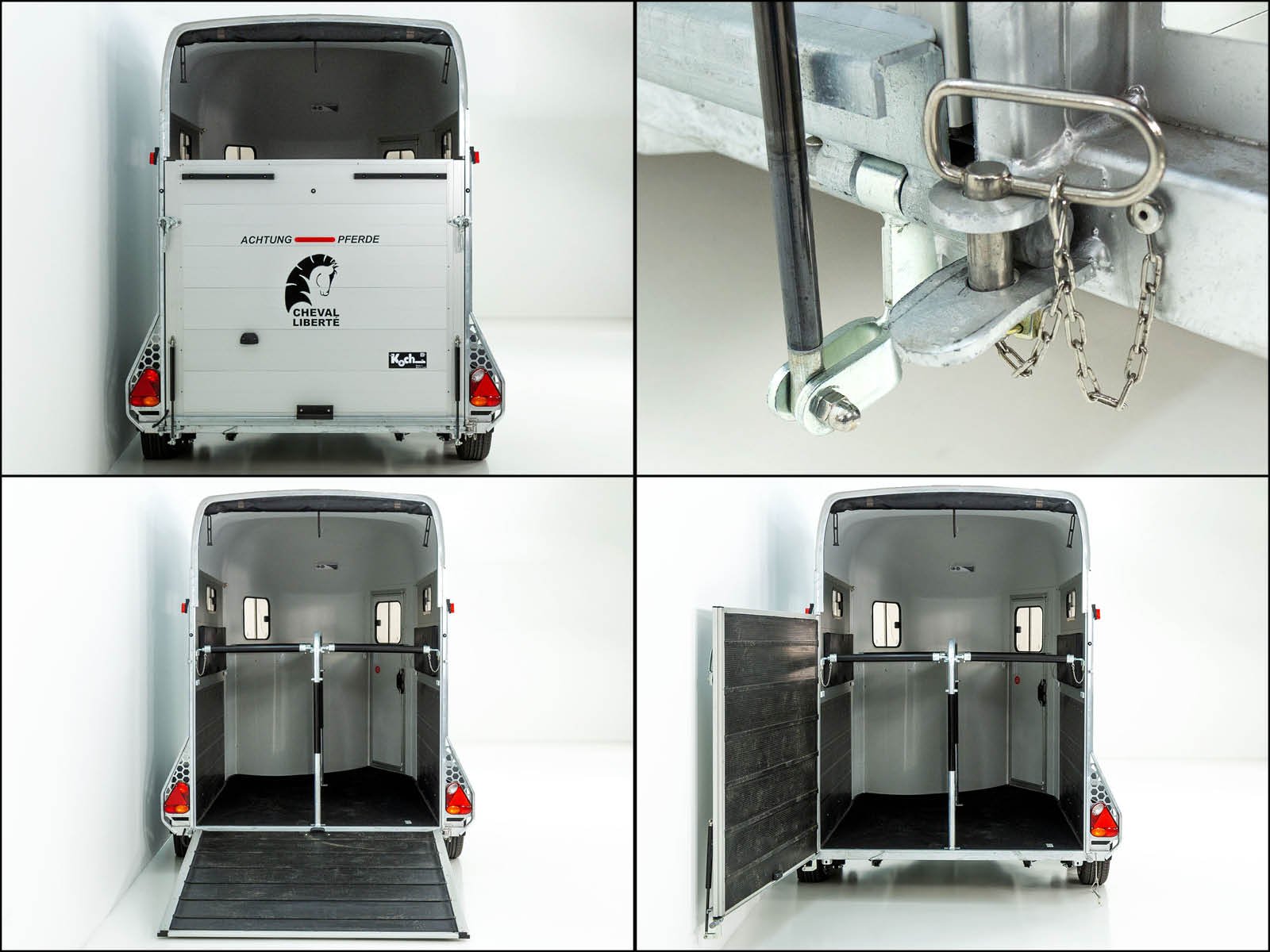 Cheval Liberte Pferdeanhänger GOLD 3 | Premium Pullman 2 | Sattelkammer | schwarz – Bild 5