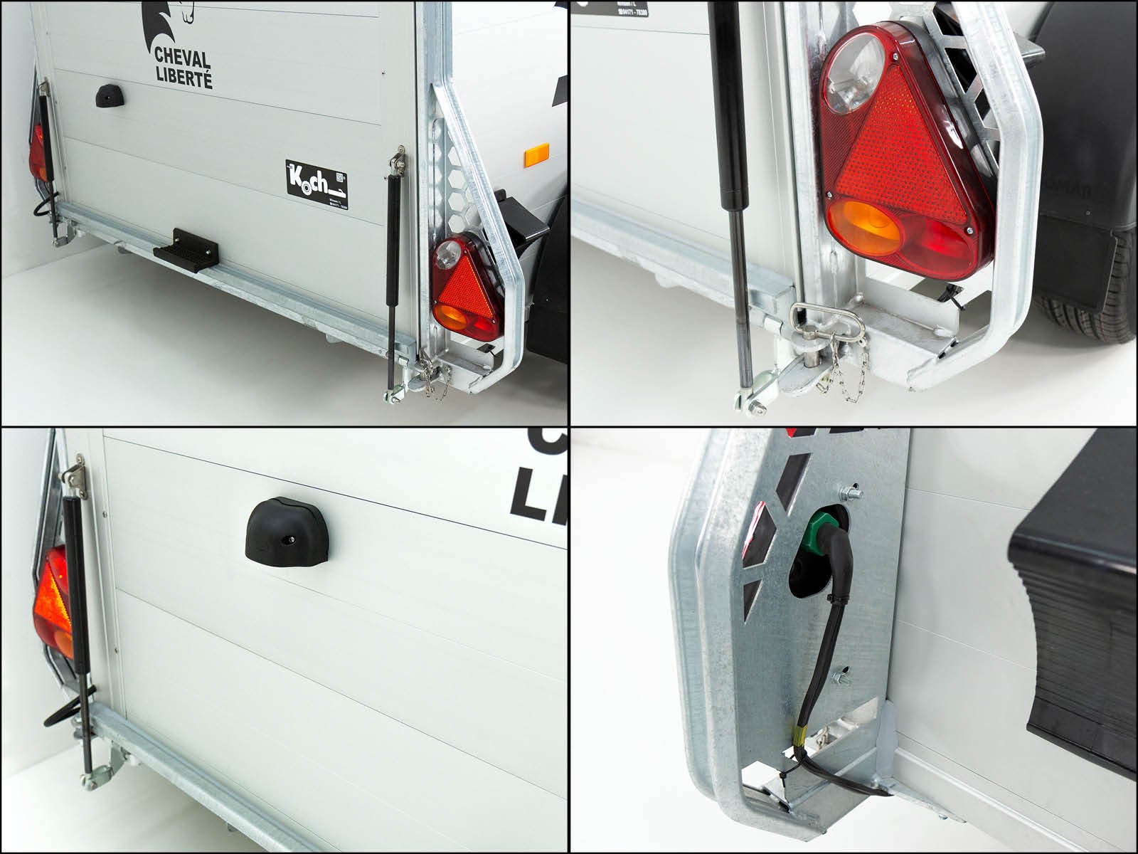 Cheval Liberte Pferdeanhänger GOLD 3 | Premium Pullman 2 | Sattelkammer | schwarz – Bild 8