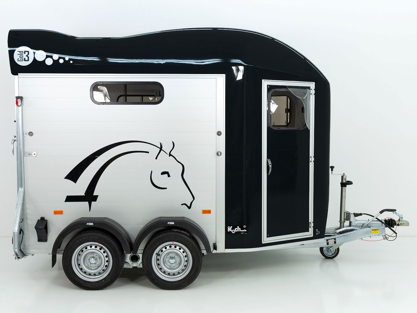 Cheval Liberte Pferdeanhänger GOLD 3 | Premium Pullman 2 | Sattelkammer | schwarz – Bild 13