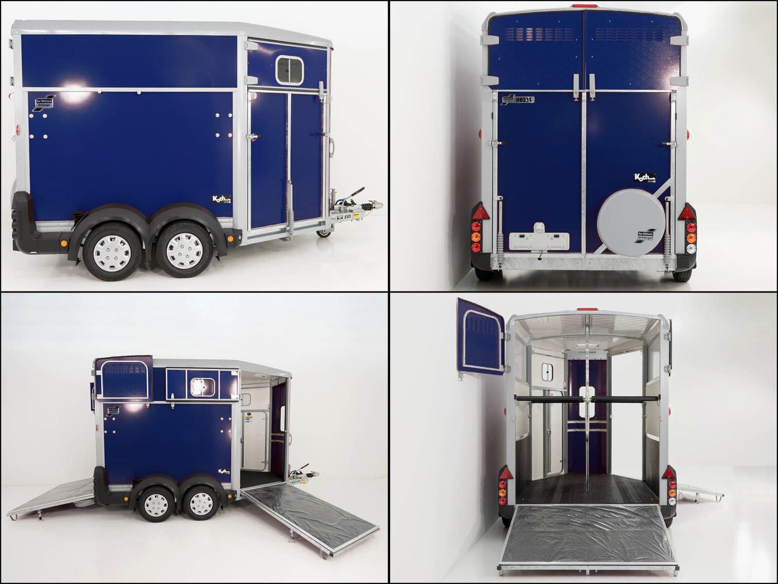 Ifor Williams Pferdeanhänger HB511|Blau|Frontausstieg – Bild 7