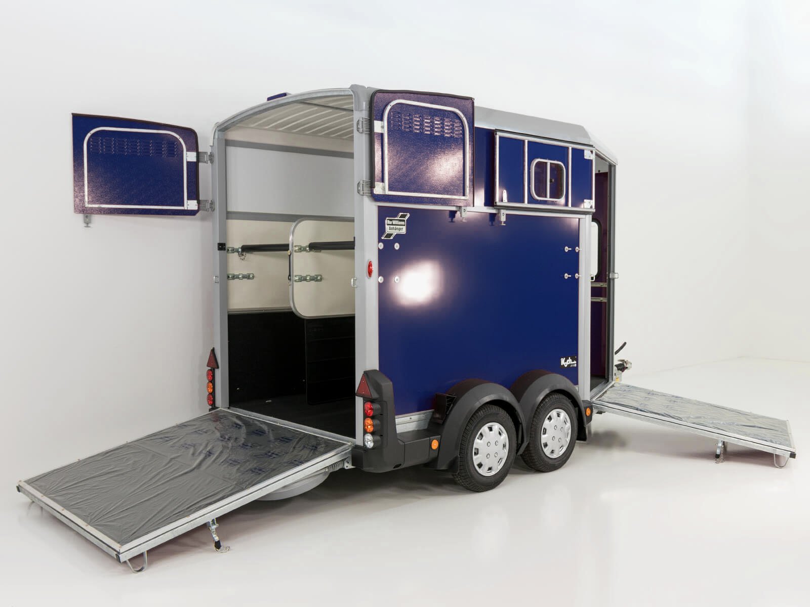 Ifor Williams Pferdeanhänger HB511|Blau|Frontausstieg – Bild 11