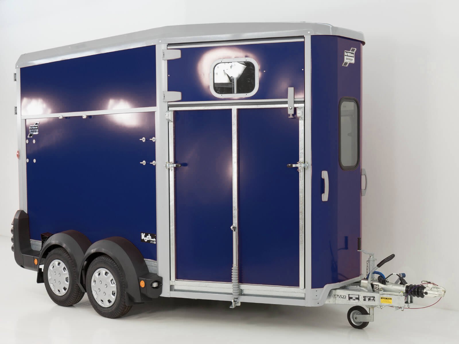 Ifor Williams Pferdeanhänger HB511|Blau|Frontausstieg