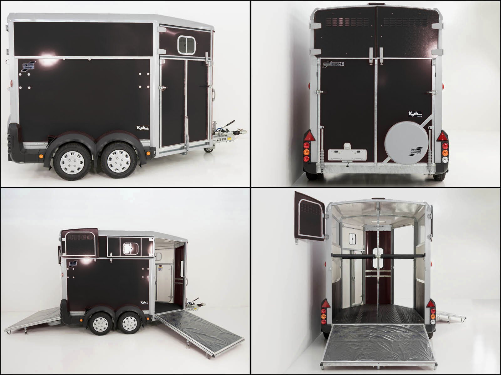 Ifor Williams Pferdeanhänger HB511|Schwarz|Frontausstieg – Bild 14
