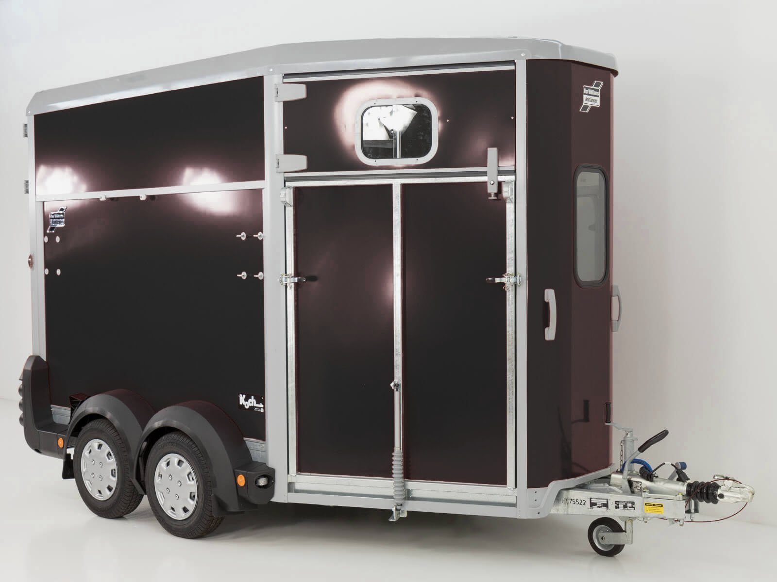 Ifor Williams Pferdeanhänger HB511|Schwarz|Frontausstieg