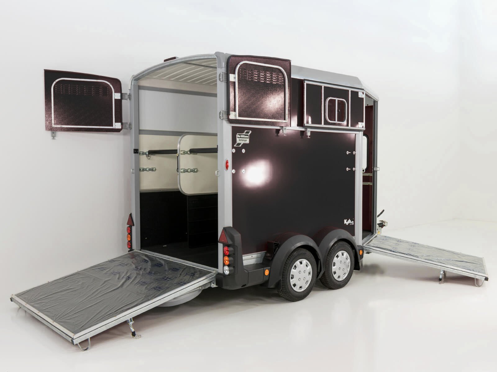 Ifor Williams Pferdeanhänger HB511|Schwarz|Frontausstieg – Bild 5