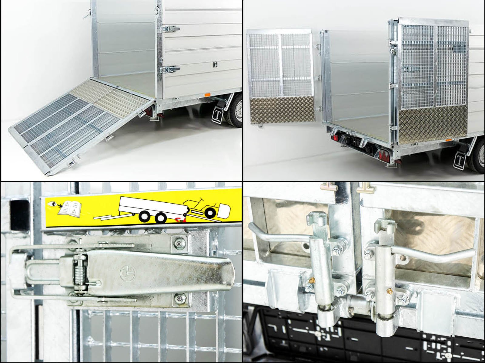 Twintrailer Multi-Heckkipper TR35-40 3,5t | 192x402x140 cm | TridaX – Bild 5