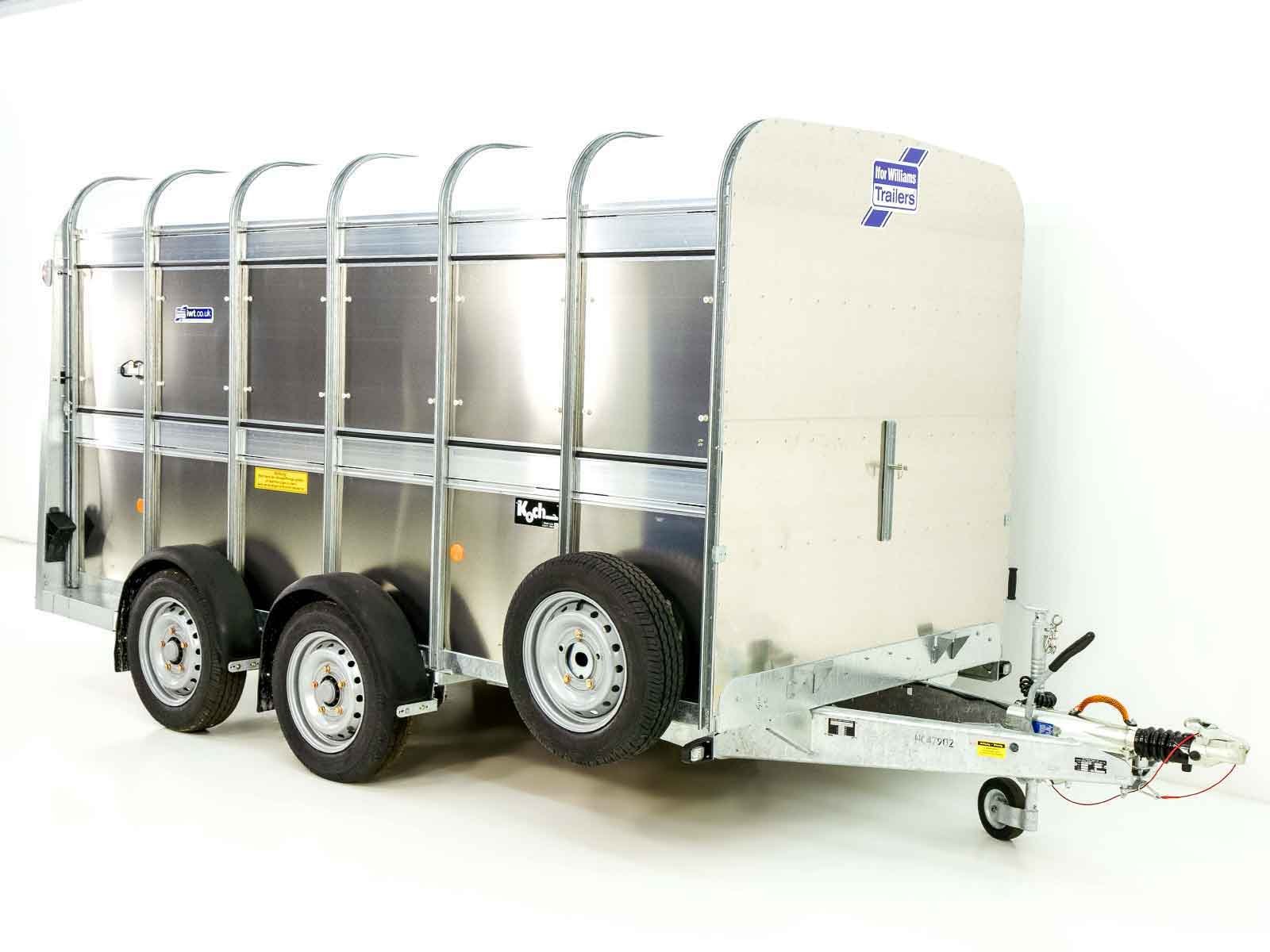 Ifor Williams Viehanhänger TA510 12x6 178x372 cm Höhe: 183 cm | Kombi-Tür