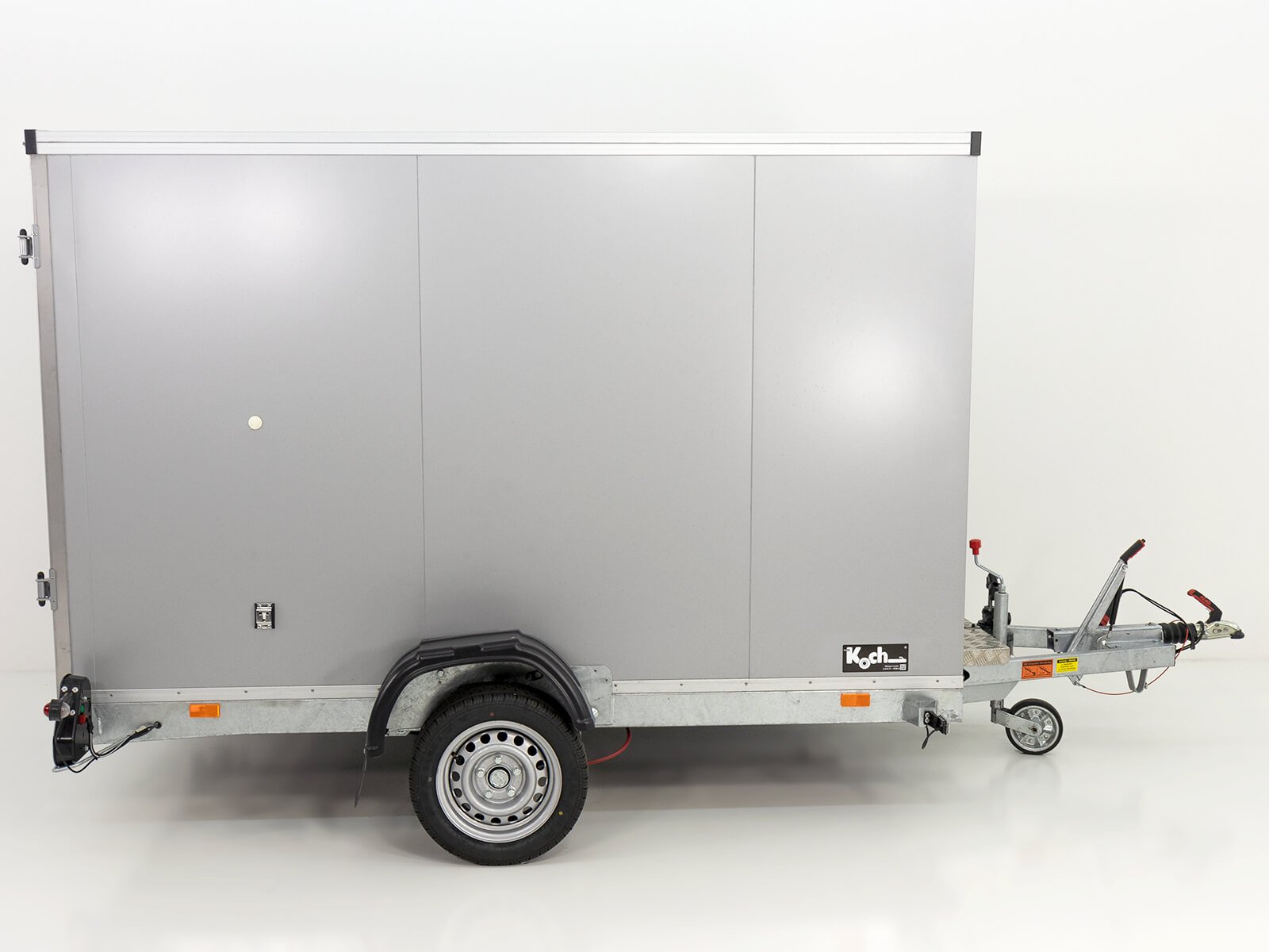 Vezeko Koffer-Absenkanhänger 157x268cm Höhe: 164cm 1,5t | Silber – Bild 14