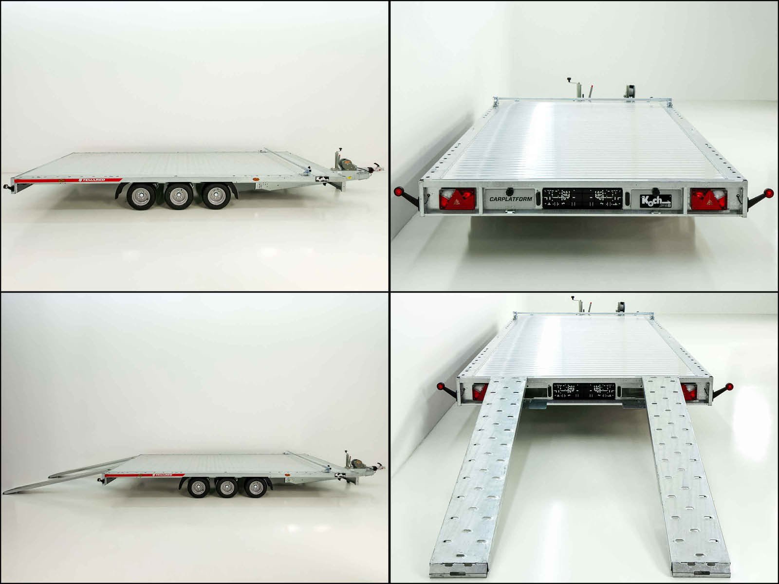 Temared Autotrailer CARLU 6021-S Aluboden 215x600cm 3,5t – Bild 13