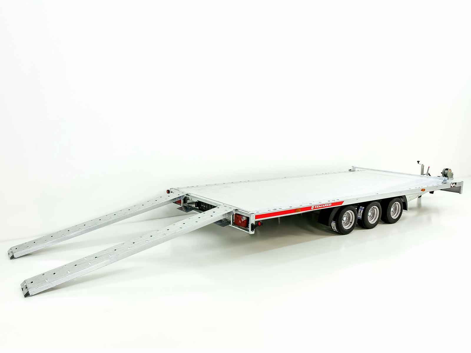 Temared Autotrailer CARLU 6021-S Aluboden 215x600cm 3,5t – Bild 4