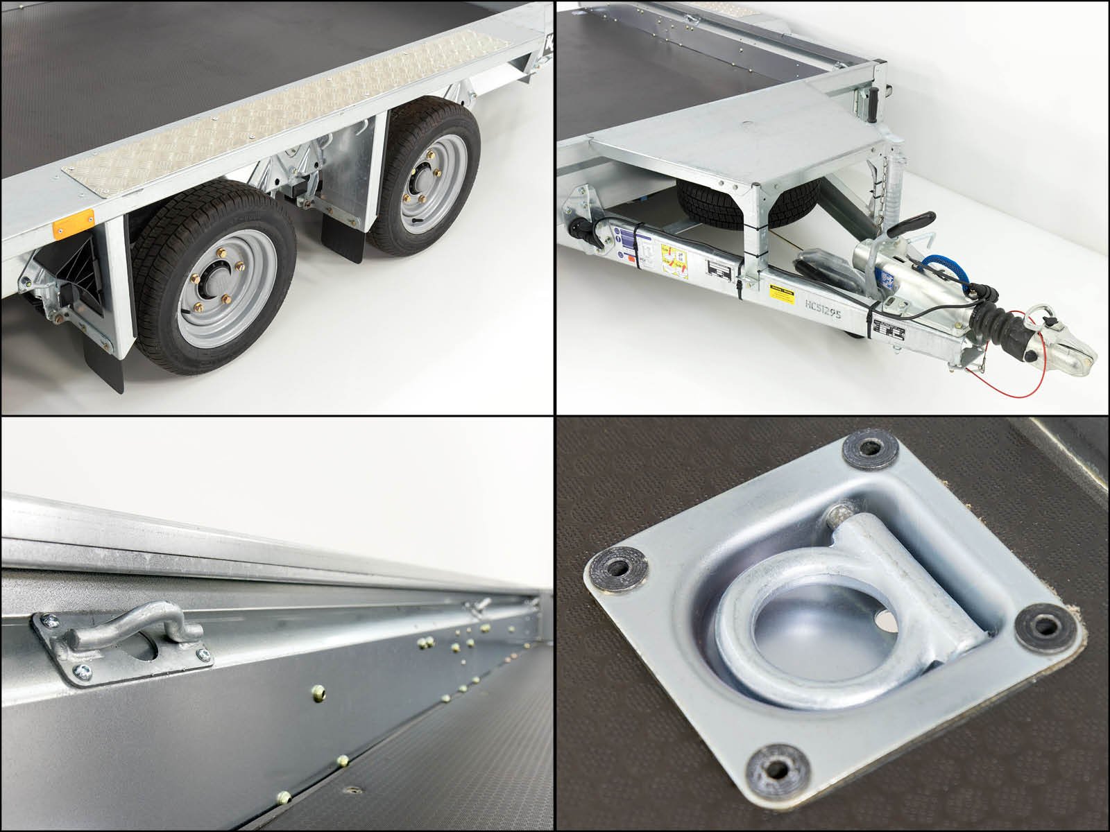 Ifor Williams Baumaschinenanhänger GX105 HD 157x303 3,5t | Einzelrampen – Bild 4