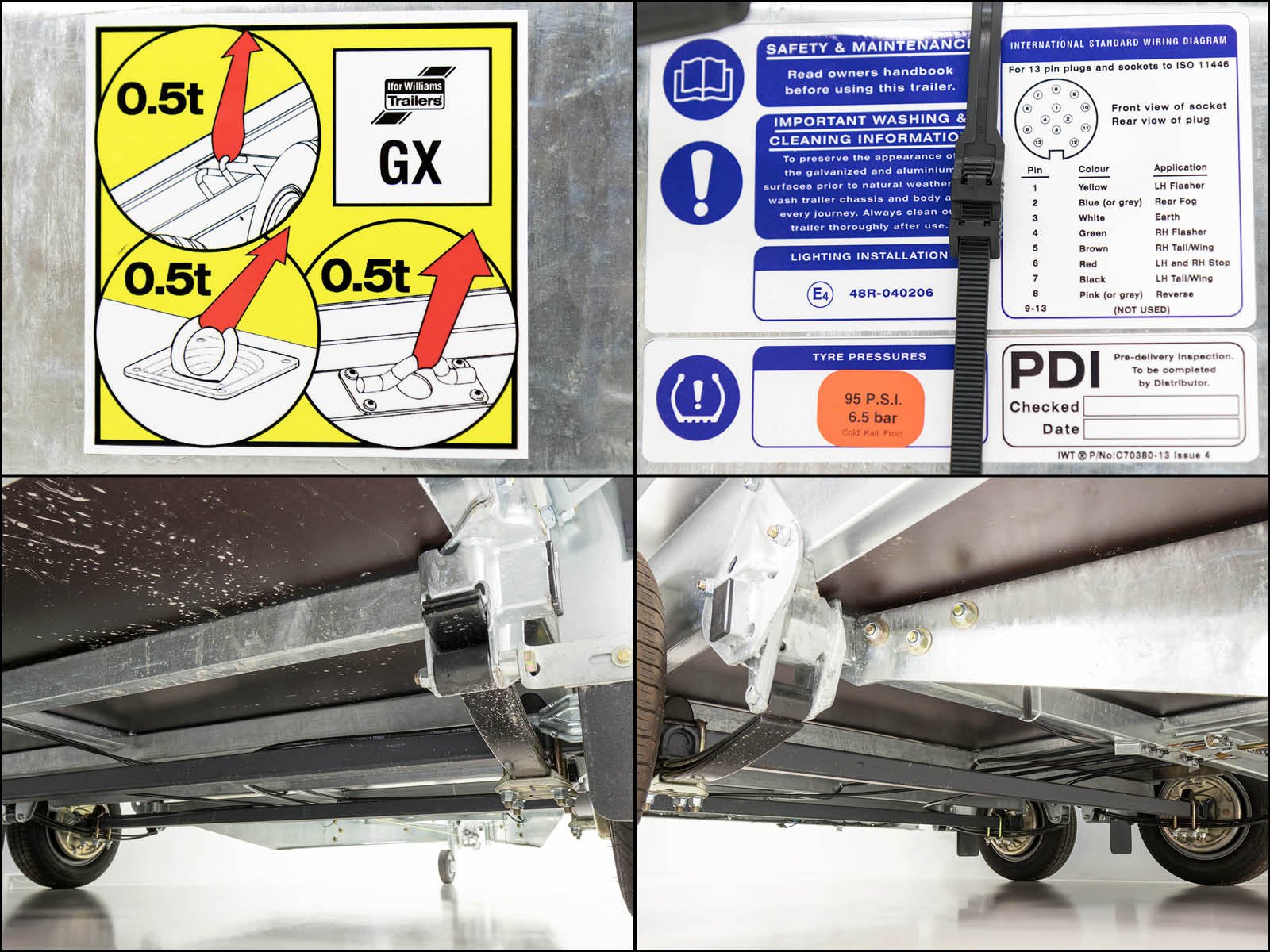 Ifor Williams Baumaschinenanhänger GX105 HD 157x303 3,5t | Einzelrampen – Bild 8